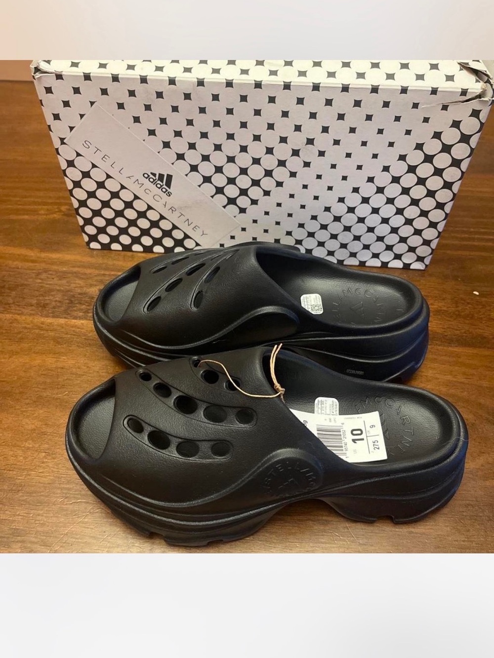Adidas by Stella McCartney women’s Slip-On Sandal Slides. Size 10